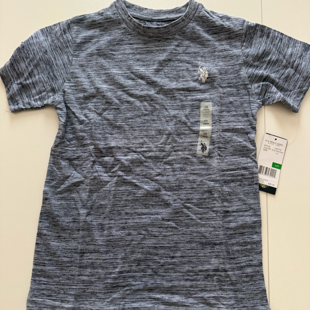 U.S. Polo Assn. Blue Short Sleeve Tee